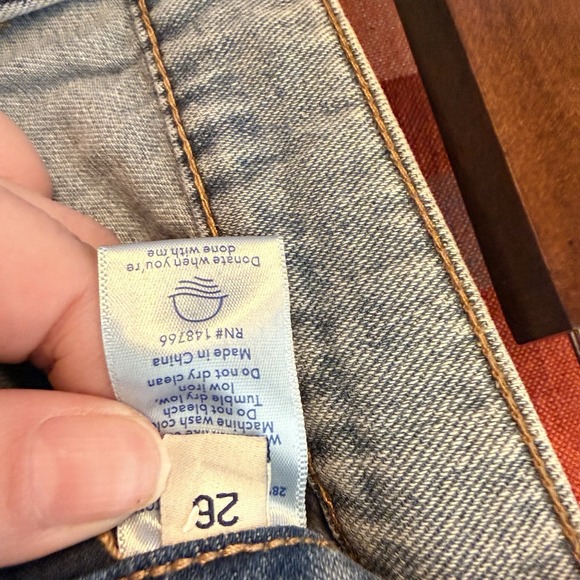 Oliver Logan Thompson Wide Leg Jeans Light Wash Blue Pleated High Rise 26 NEW - Picture 8 of 13